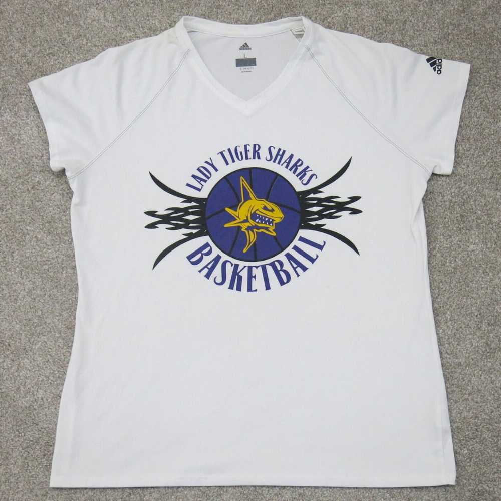 Adidas Climalite Womens Graphic T Shirts Top Shor… - image 1