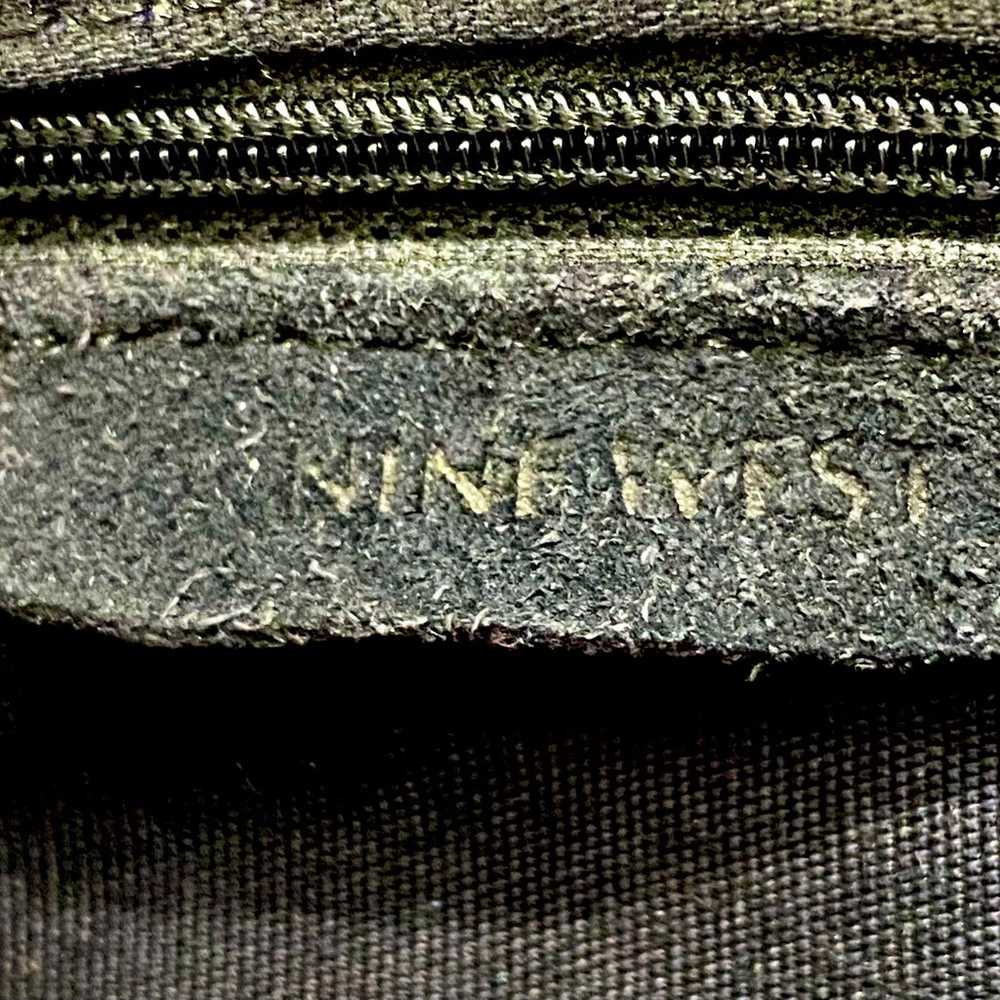 VTG Boho Nine West Black Suede & w/Fringe Leather - image 3