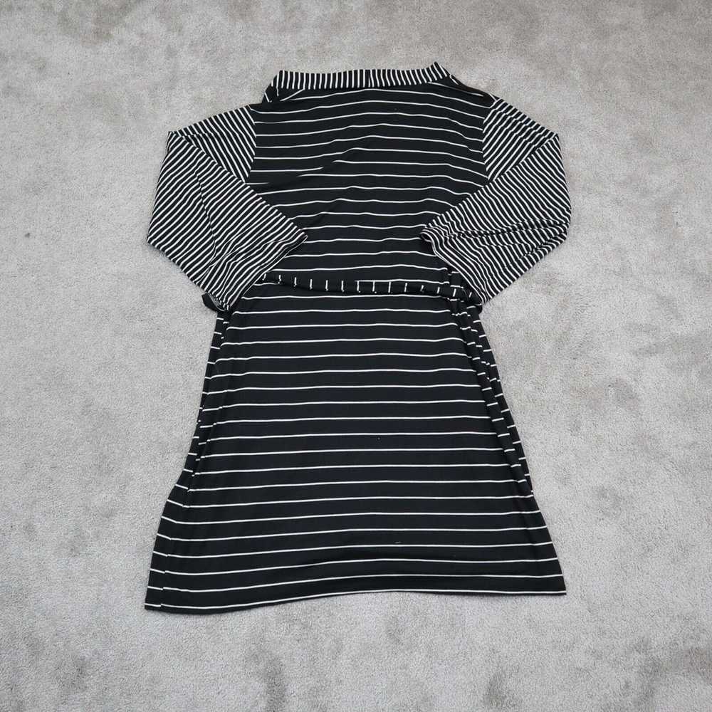 Tahari Womens Striped Tie Waist Robe 3/4 Sleeve 2… - image 2