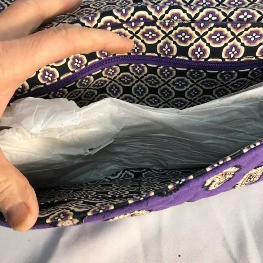 Vera Bradley Knot Just A Clutch Simply Violet Bag… - image 5