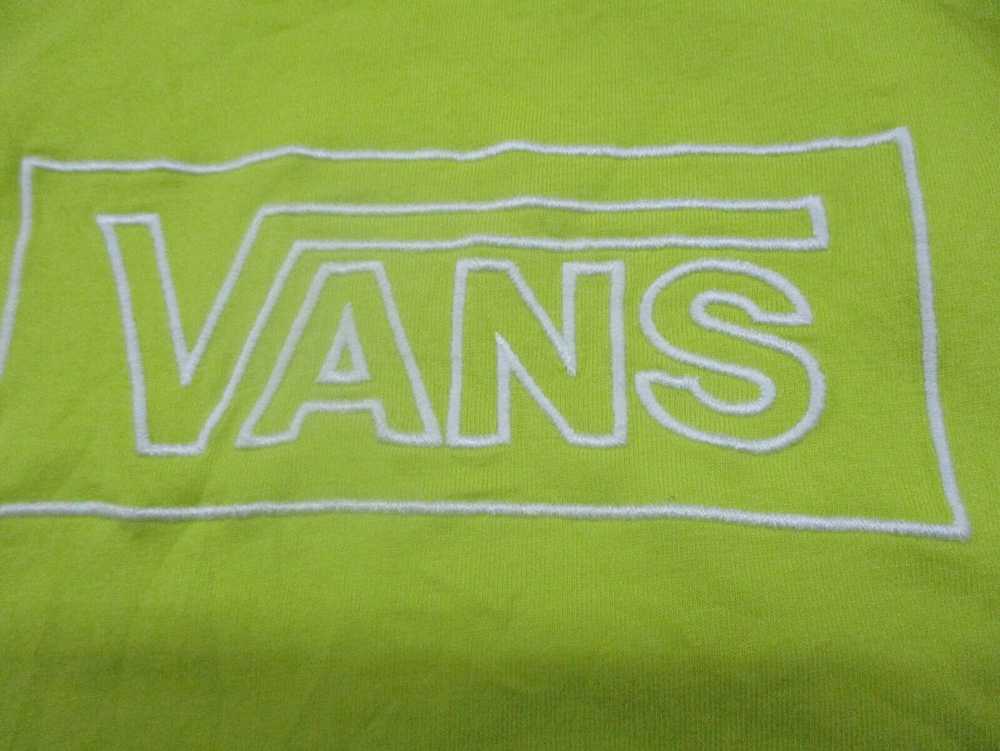 Vans Cropped T Shirt Graphic Womens Small Light G… - image 5