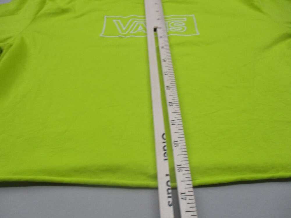 Vans Cropped T Shirt Graphic Womens Small Light G… - image 6