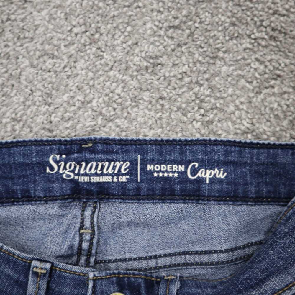 Signature Levi Strauss & Co Womens Modern Capri J… - image 8