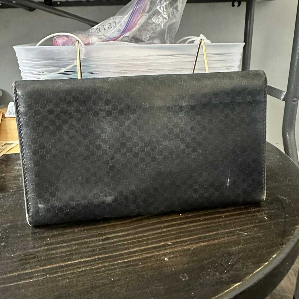 Gucci Black Leather Wallet - image 7