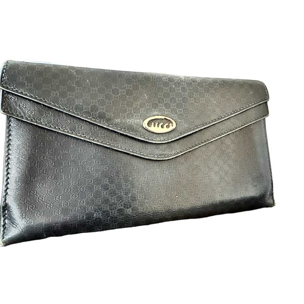 Gucci Black Leather Wallet - image 9