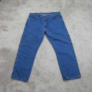 Wrangler Mens Straight Leg Jeans Denim Stretch Hi… - image 1