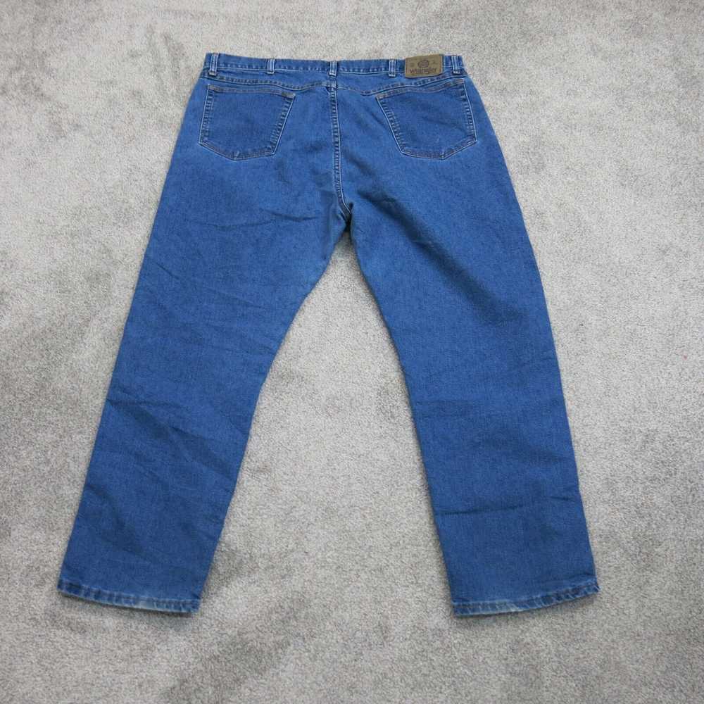 Wrangler Mens Straight Leg Jeans Denim Stretch Hi… - image 2