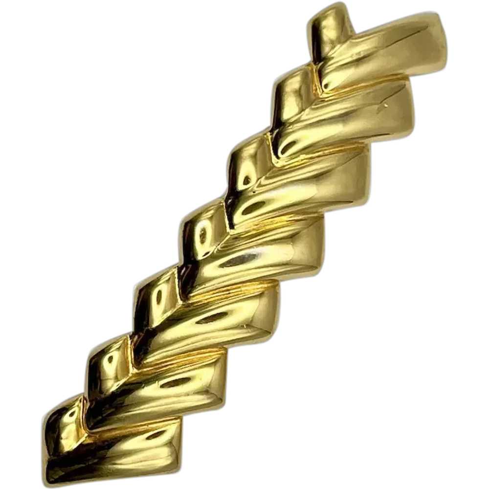 Goldtone Made in France Hair Barrette Accessory - image 1