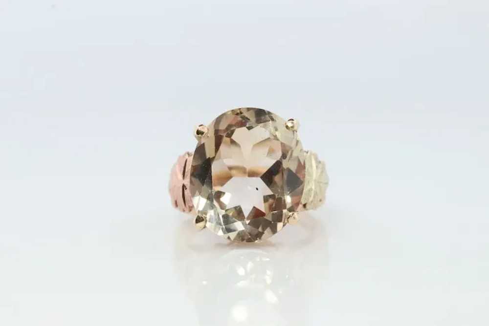 Black Hills Gold Ring. 10k 12k Natural Imperial T… - image 3