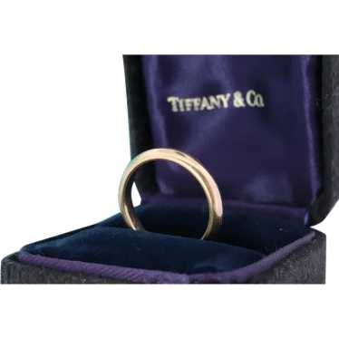 18k Tiffany and Co. band. 18k Tiffany Company wedd