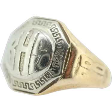 JR Wood Class 1928 BHS Ring. 10k Antique BHS Jr Wo