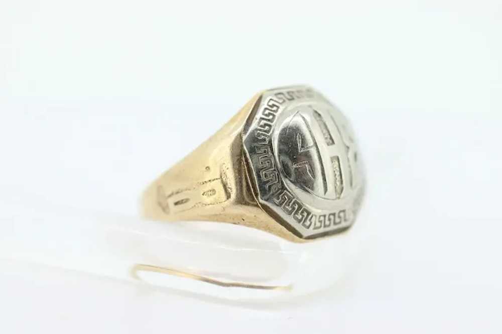 JR Wood Class 1928 BHS Ring. 10k Antique BHS Jr W… - image 7