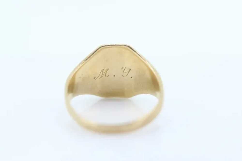 JR Wood Class 1928 BHS Ring. 10k Antique BHS Jr W… - image 8