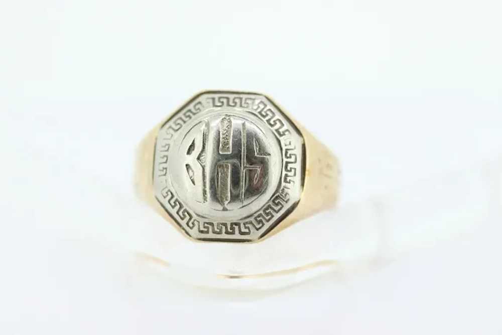 JR Wood Class 1928 BHS Ring. 10k Antique BHS Jr W… - image 9