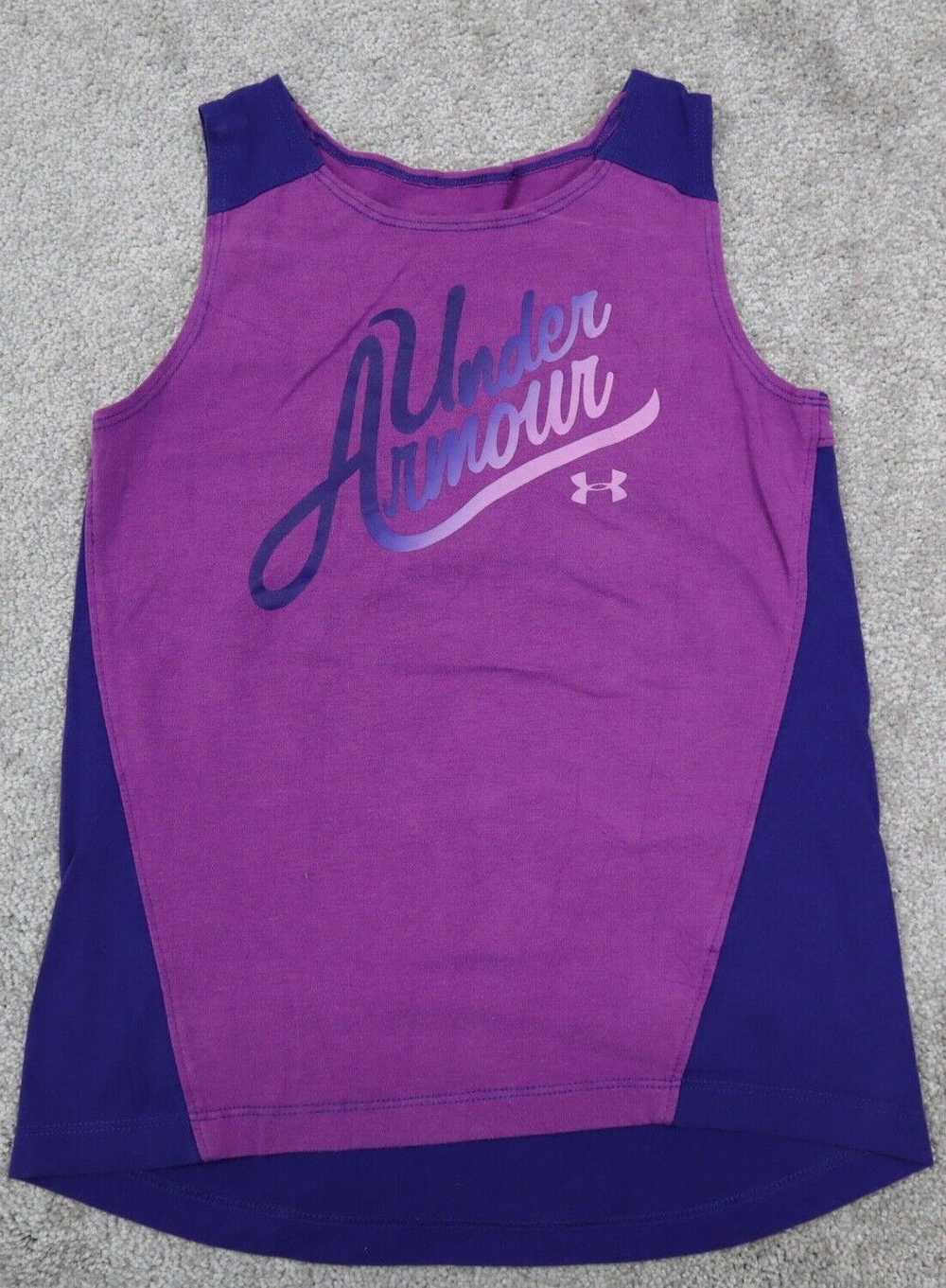 Under Armour Sports Athletics Shirt Girls Medium … - image 1