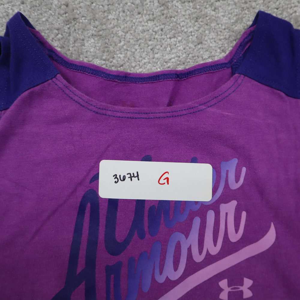 Under Armour Sports Athletics Shirt Girls Medium … - image 7