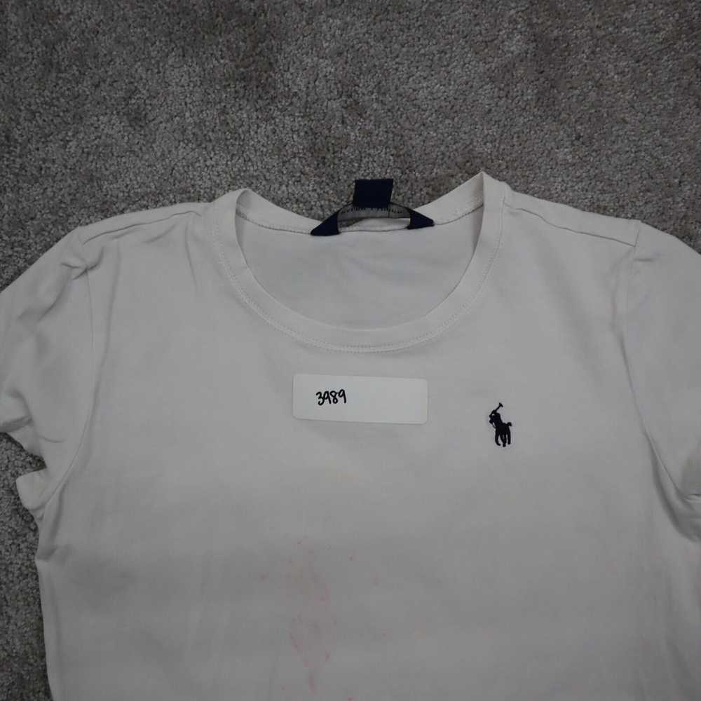 Ralph Lauren Sports T-Shirt Girls Large L White S… - image 7