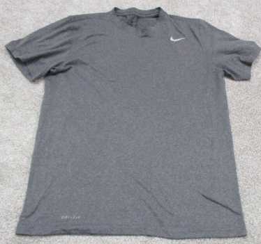 Nike Dri Fit Athletics T-Shirt Boys Medium Gray S… - image 1