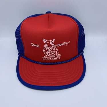 Spuds Mackenzie the Partys Over 1980s Vintage Snapback Trucker Hat 