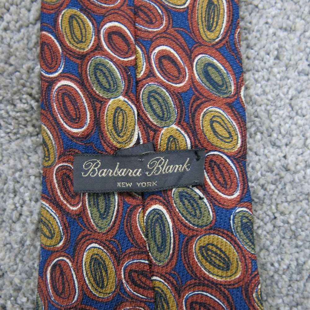 Barbara Blank Mens Silk Paisley Tie New Standard … - image 5