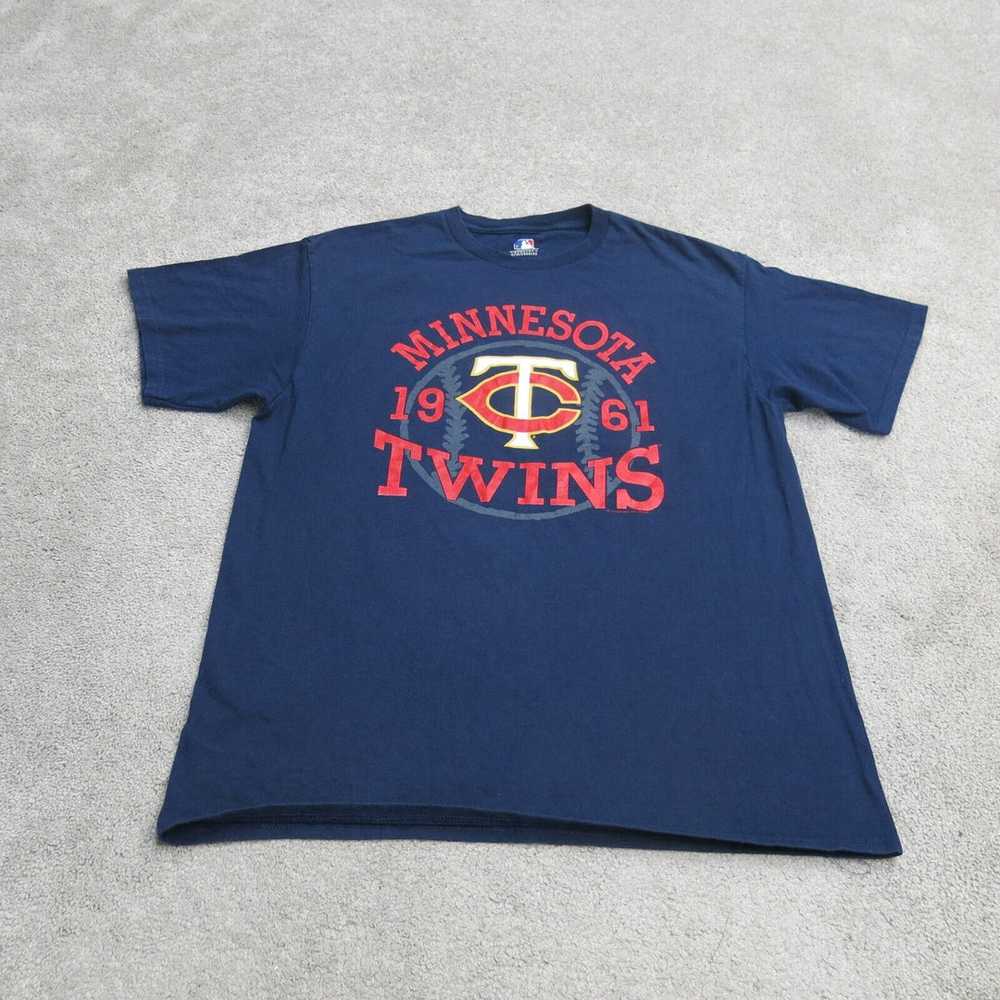 Genuine Merchandise Shirt Mens Large Blue MLB Min… - image 1