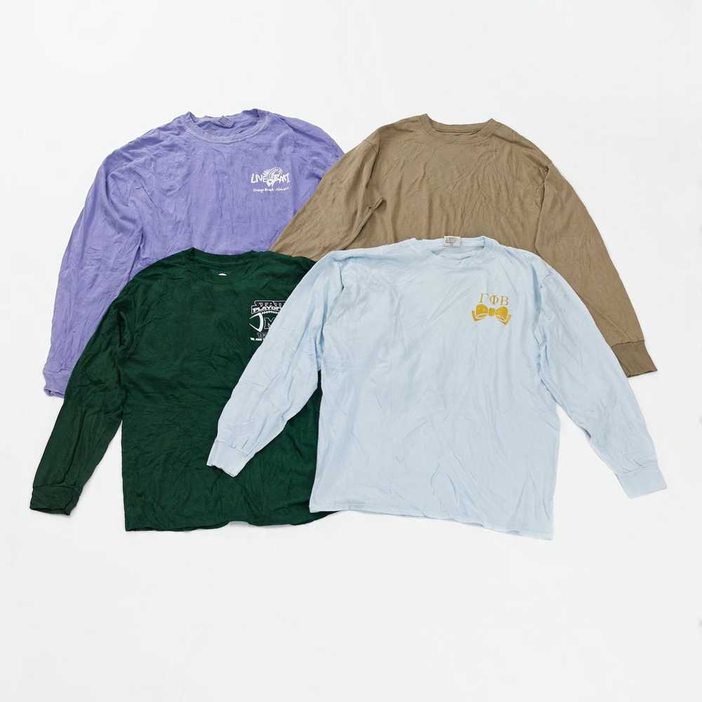 Preloved Printed Long Sleeve T-Shirts | Set of 4 - image 3