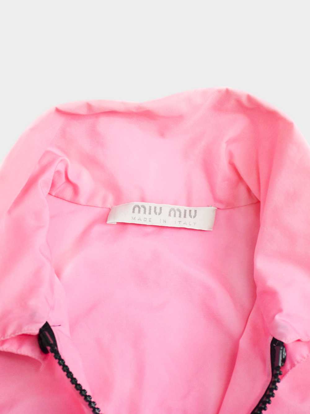 Miu Miu SS 1999 Pink Polyester Jacket - image 3