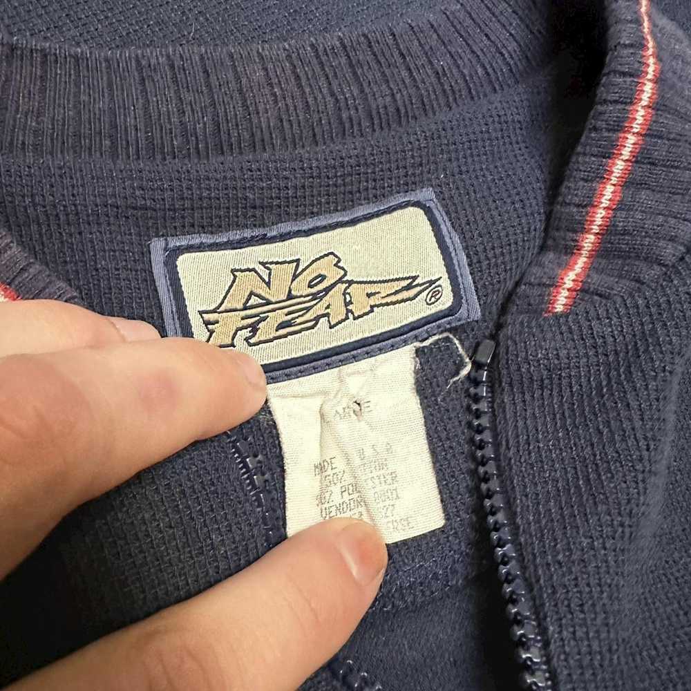 No Fear × Vintage Vintage 90s no fear quarter zip… - image 5