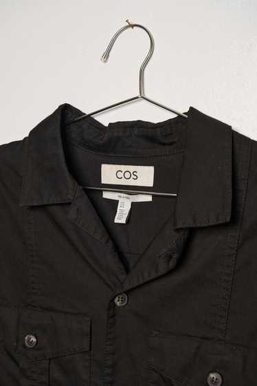 Cos Cos Black Button Up Work Shirt