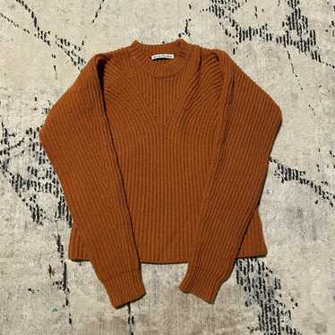 Acne Studios Ance studios orange knit sweater - image 1