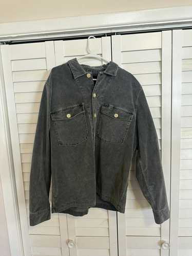 Allsaints Allsaints Gray Harrier Corduroy Shirt