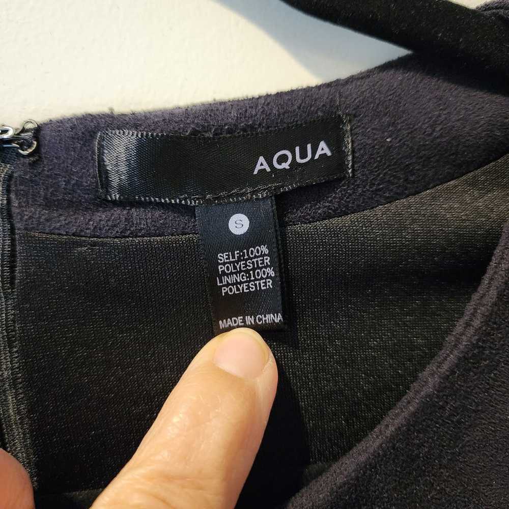 Aqua Bloomie's Faux Suede Overlap Skirt Zip Fit F… - image 4