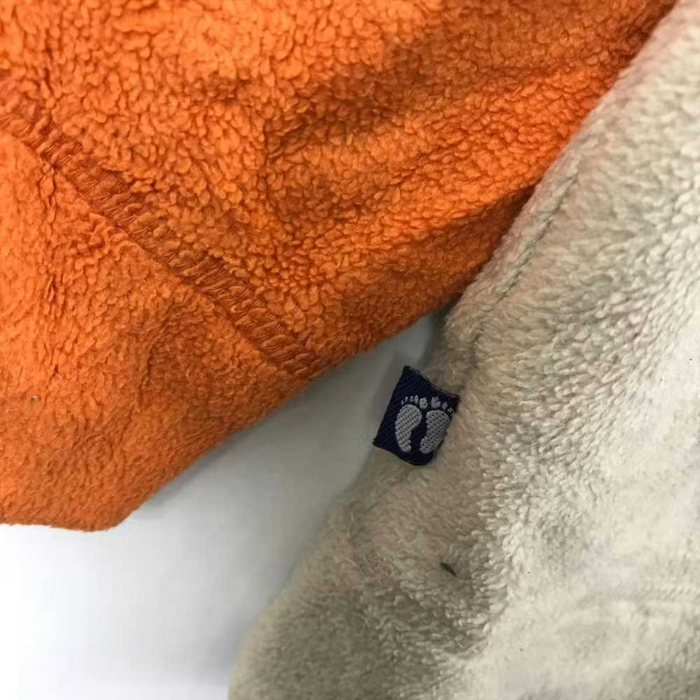 Hang Ten Vtg 90’ HANG TEN SURFING Orange Fleece S… - image 6