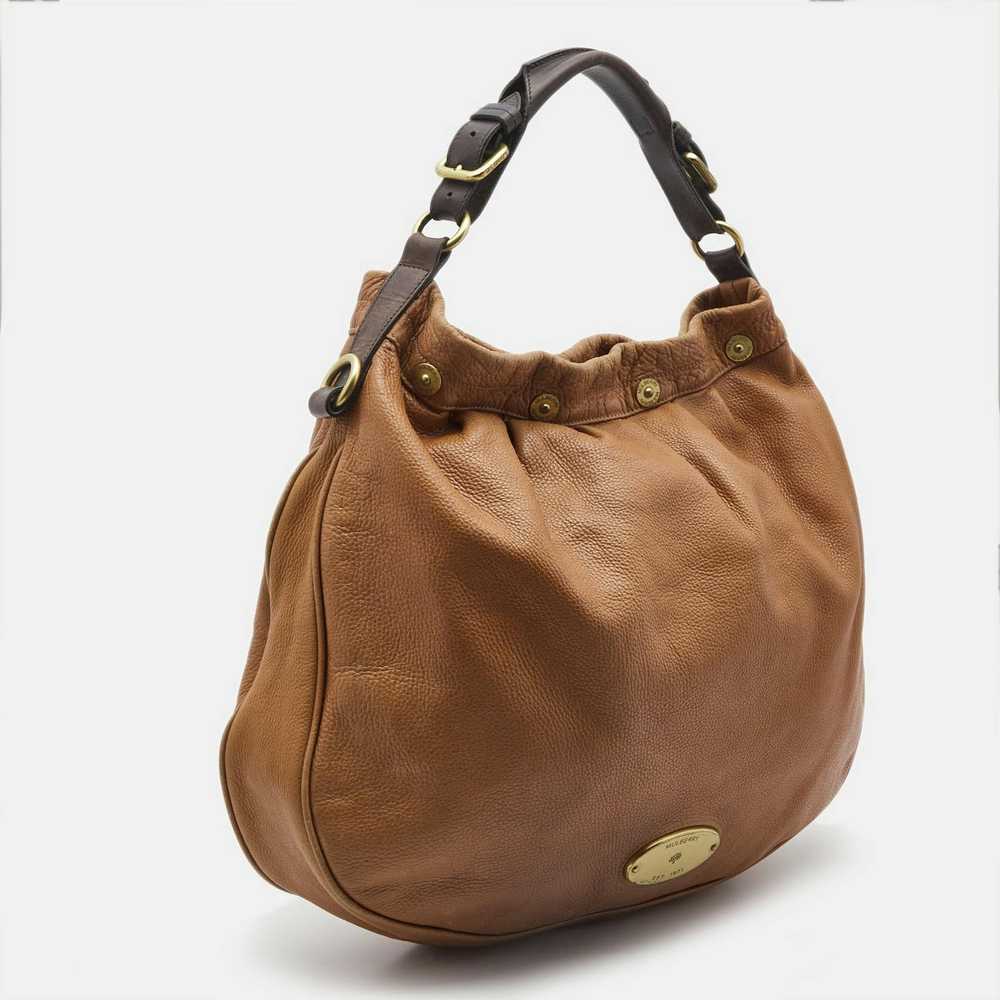 Mulberry MULBERRY Brown Pebbled Leather Mitzy Hobo - image 3