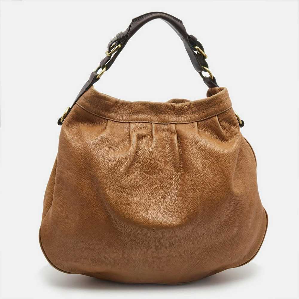 Mulberry MULBERRY Brown Pebbled Leather Mitzy Hobo - image 4