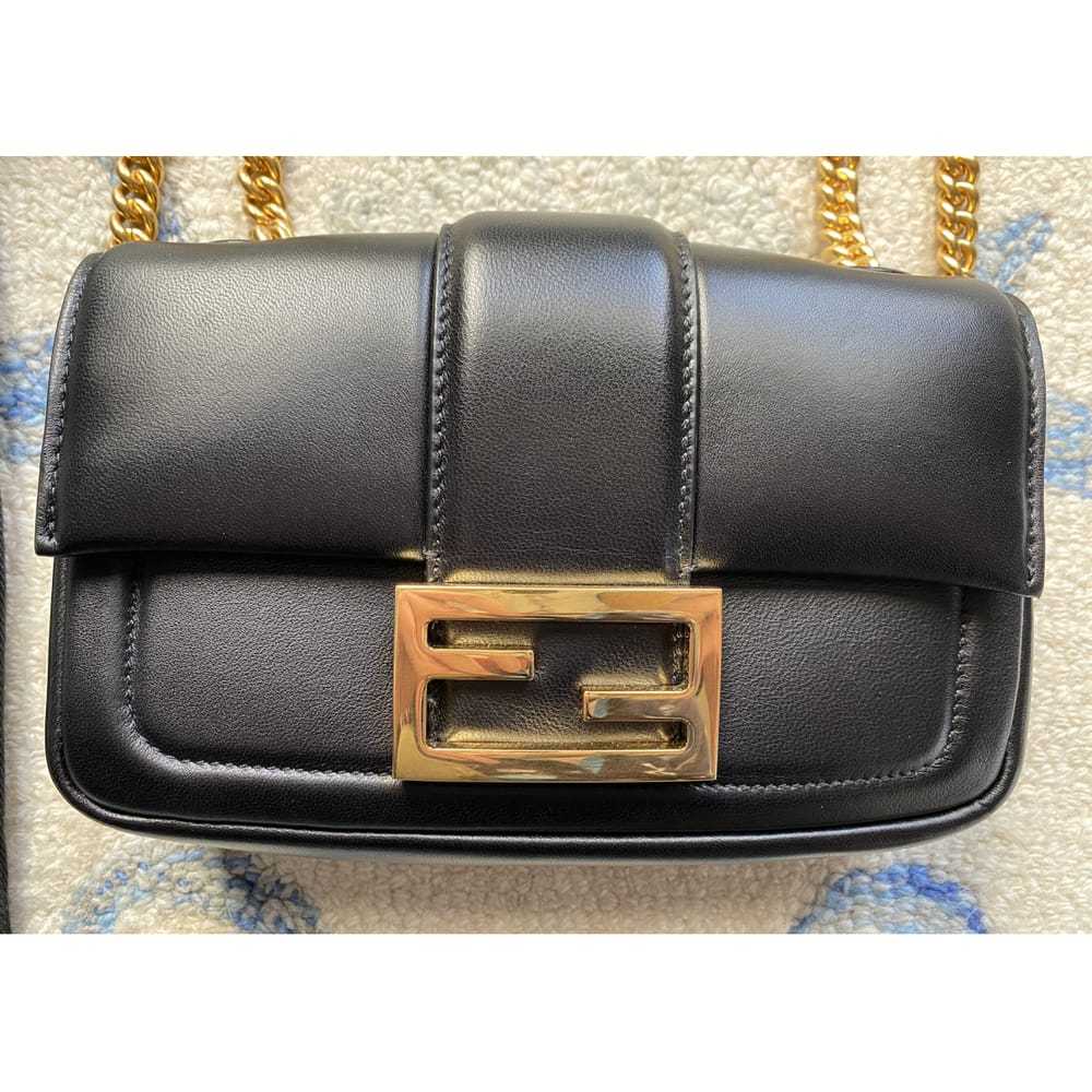 Fendi Baguette leather handbag - image 4