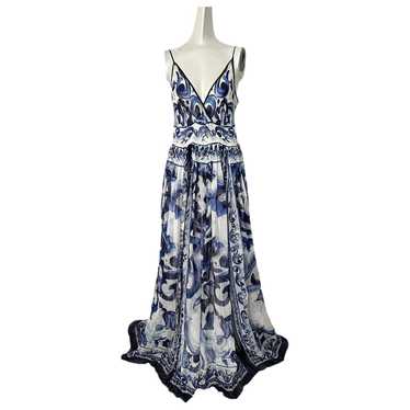 Dolce & Gabbana Silk maxi dress - image 1