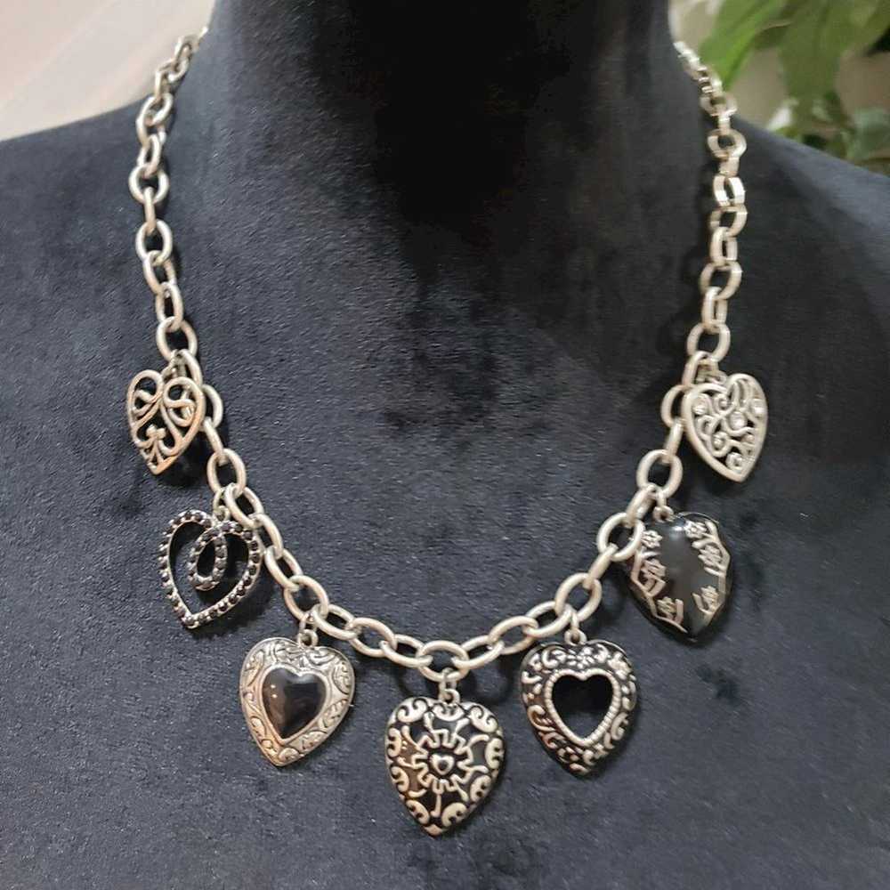 Other Bijoux Terner Fashion Heart Beaded Pendant … - image 1