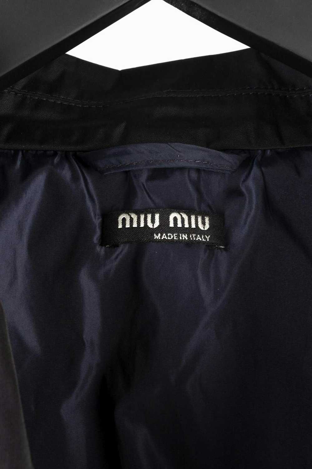 Miu Miu Miu Miu by Prada Black Poly Men Jacket Bl… - image 6