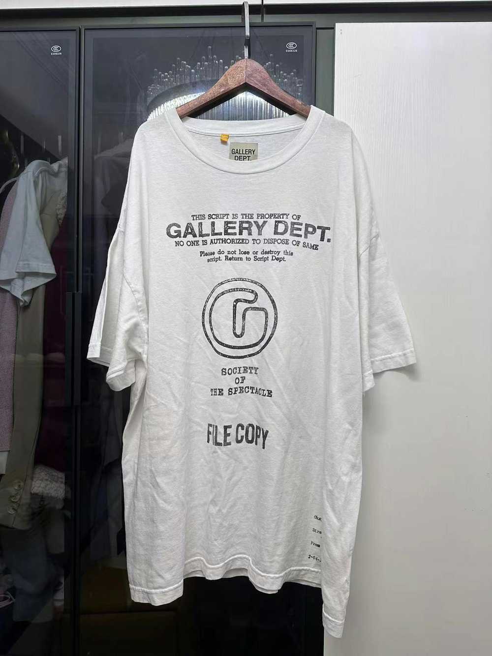 Gallery Dept. Gallery dept tee size XL White Holl… - image 1