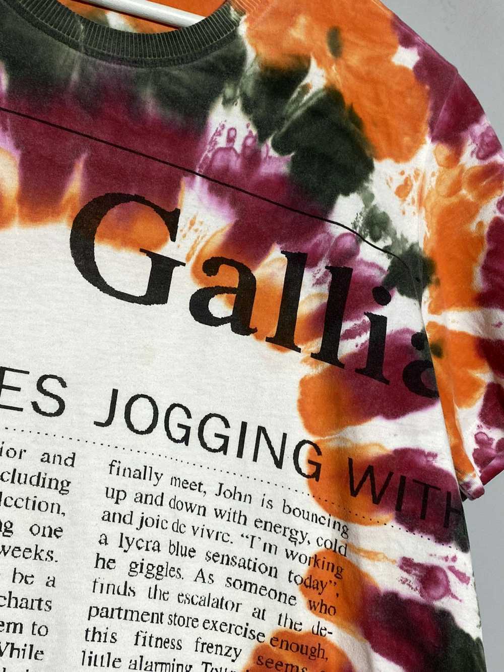 John Galliano John Galliano Newspaper Gazette Tie… - image 9