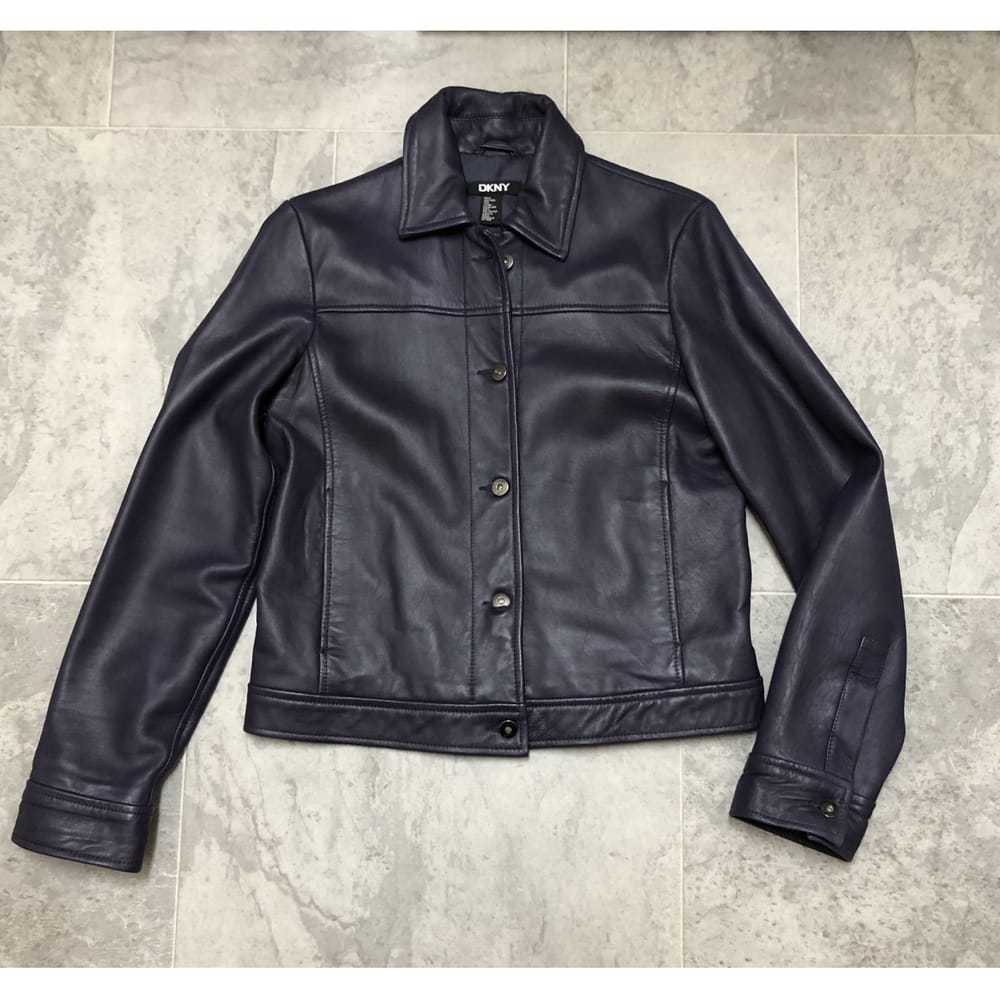 Dkny Leather jacket - image 5