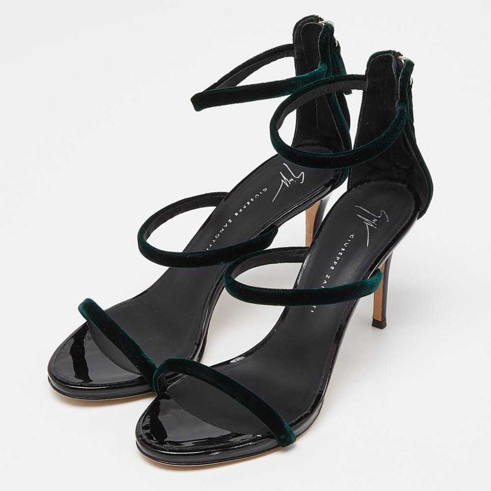 Giuseppe Zanotti Velvet sandal - image 2