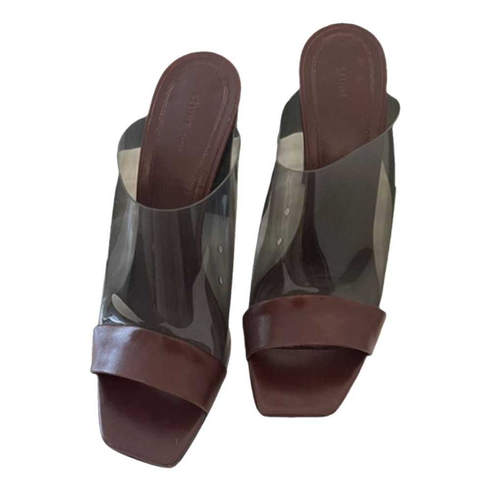 Celine Leather mules - image 1