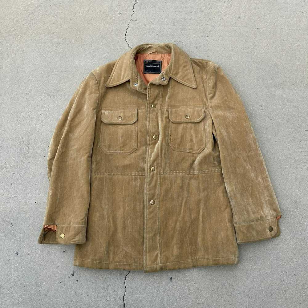 J.C. Penney × Leather Jacket × Vintage 70s Vintag… - image 1