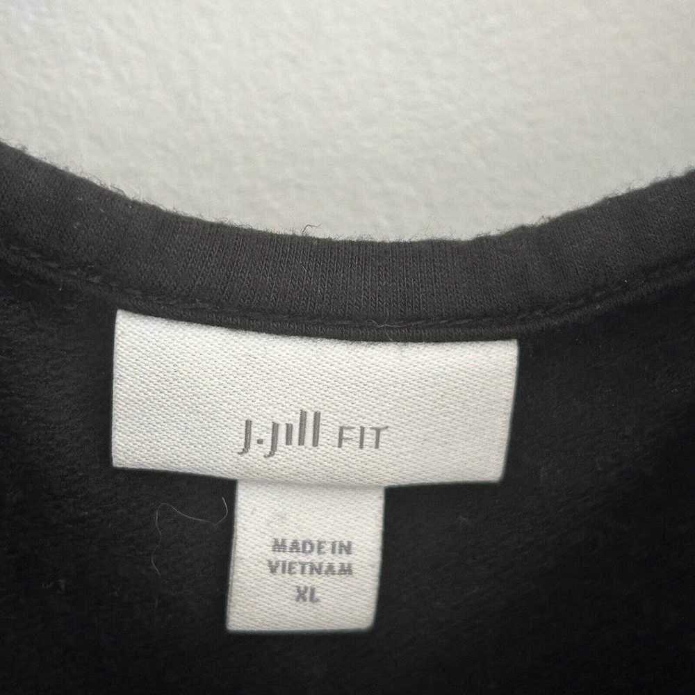 J.Jill Fit Dress Size XL Black Criss Cross Back M… - image 3