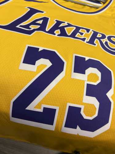 L.A. Lakers × NBA LEBRON JAMES NIKE LAKERS JERSEY - image 1