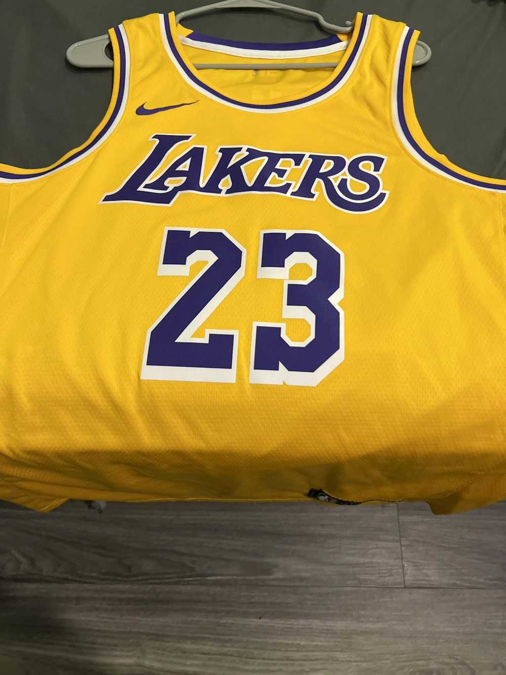 L.A. Lakers × NBA LEBRON JAMES NIKE LAKERS JERSEY - image 3