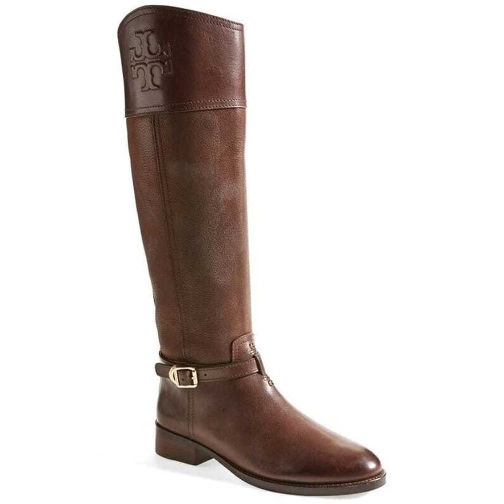 Tory Burch Leather riding boots - image 10