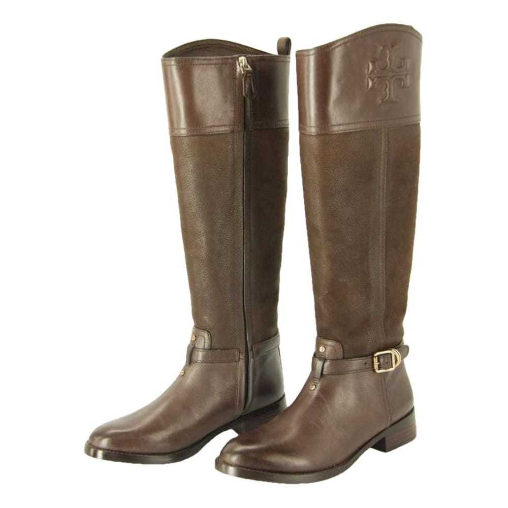 Tory Burch Leather riding boots - image 1